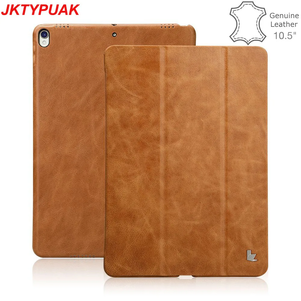 for IPad Pro 10.5 Inch 2017 Case Premium Leather Business Slim Folding Folio with Auto Wake Sleep Function Tablet Stands