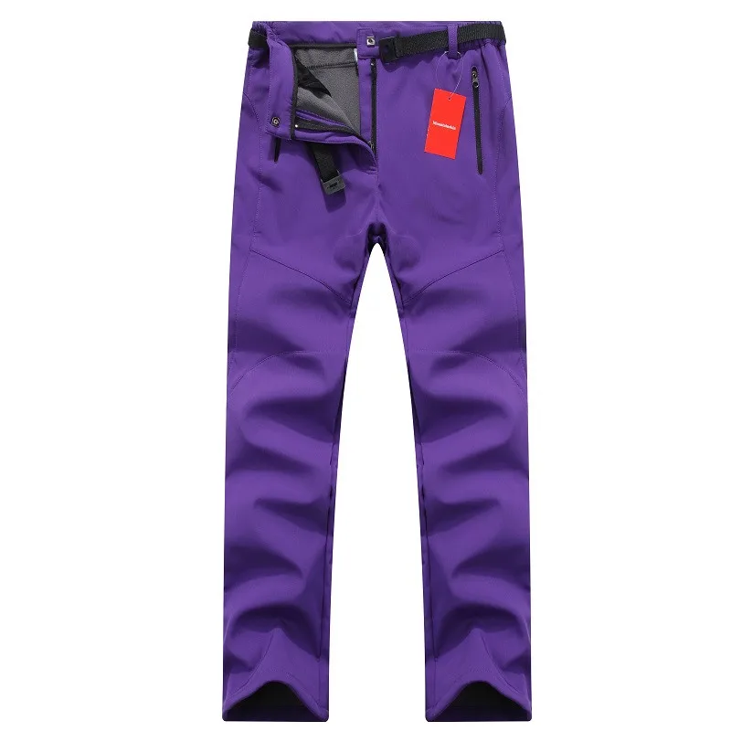 Calças de lã Esqui à Prova Água à Prova Mulheres Grossas Quente Softshell Pesca Acampamento Caminhadas Dwindproof Vento 2020 Novo Pantolon Rw041 14 pesca acampamento caminhadas esqui à prova dwindproof