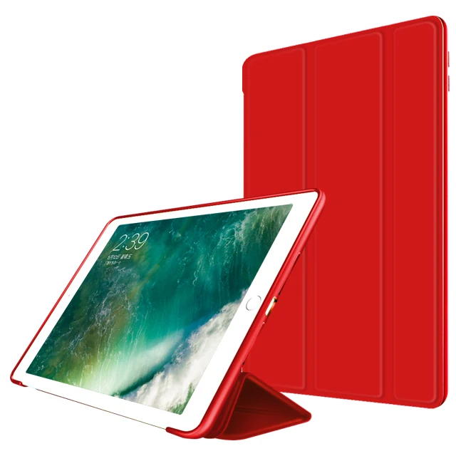 Case for iPad 9.7 Magnetic Stand Silicone Soft Back Cover for iPad 6th 5th Generation A1893 A1954 A1822 A1823 Funda - Цвет: Red