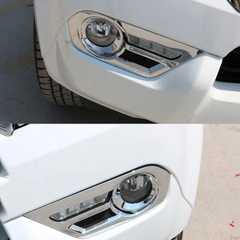 

ABS Chrome Fit For Isuzu MU-X 2015 2016 car accessories car styling Car front fog lamps foglight Cover Trim