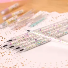 Унисекс 9,9 Корея канцелярская ручка Романтический 0,35 мм recret черный