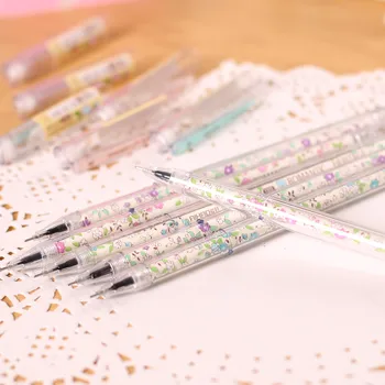 

Unisex 9.9 korea stationery pen romantic 0.35mm resurrect black