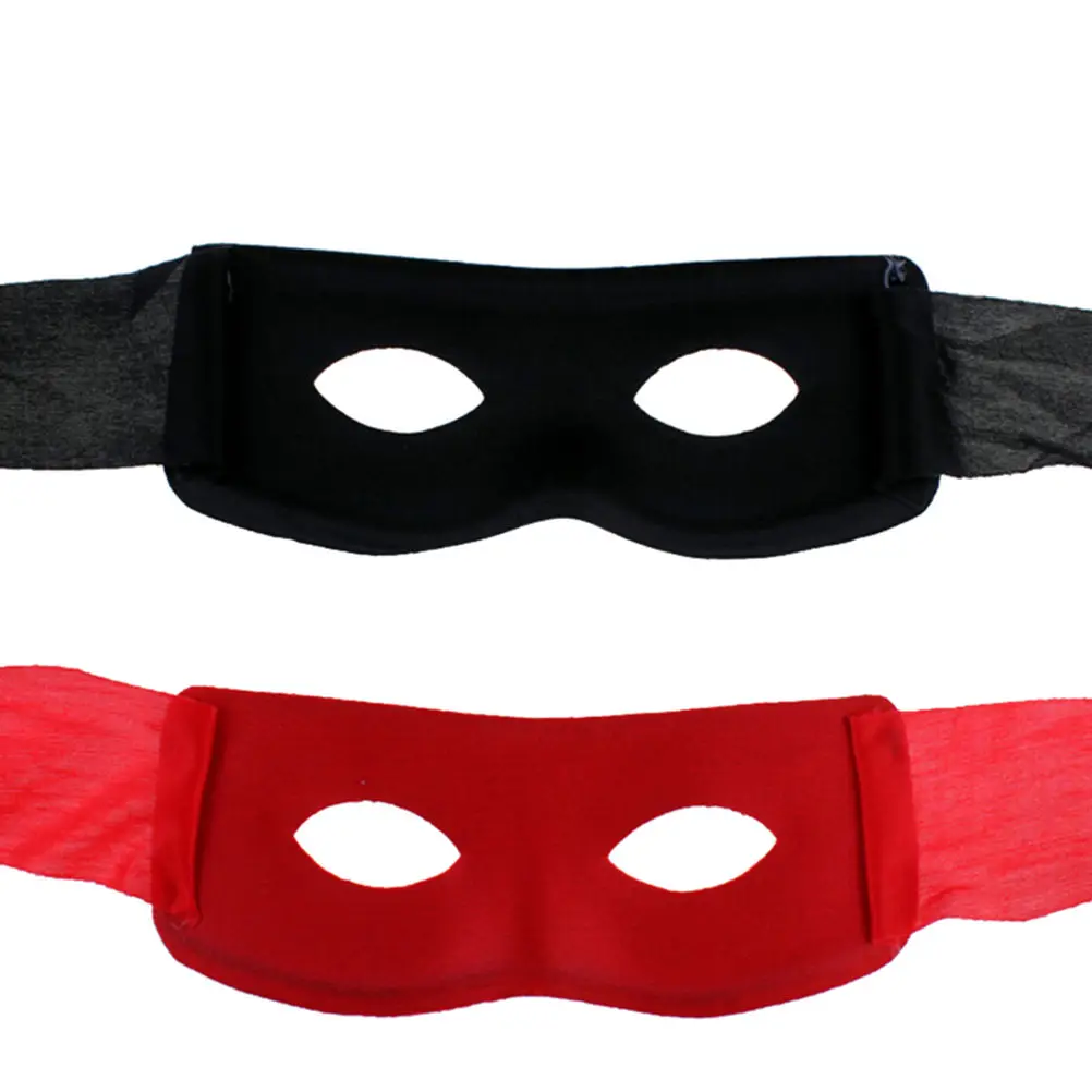 

Red Black Party Mask Adult Men Women Villain Joke Bandit Zorro Eye Mask Theme Party Masquerade Costume Halloween Supplies