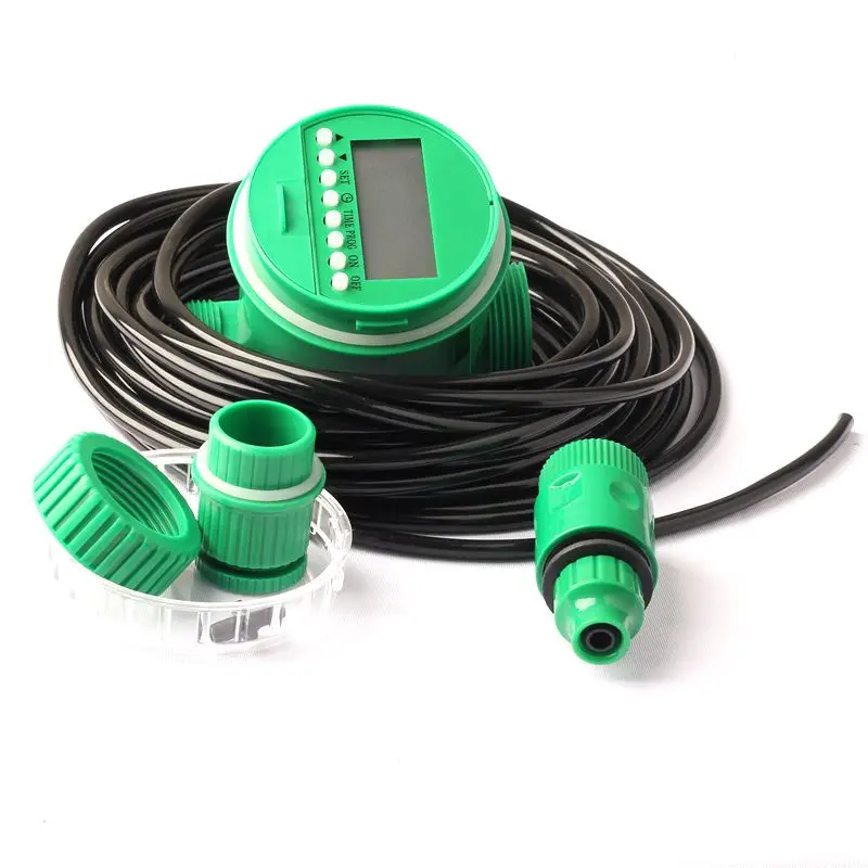 

1pc Green Thumb Green Durable Electronic Irrigation Timer Home Irrigation Set, Garden Irrigation Control Timer