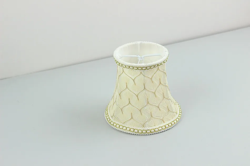 Us 5 Glass Chandelier Light Lamps With Fabric Lamp Shades Mini Shade Clip On In Covers From Lights Lighting