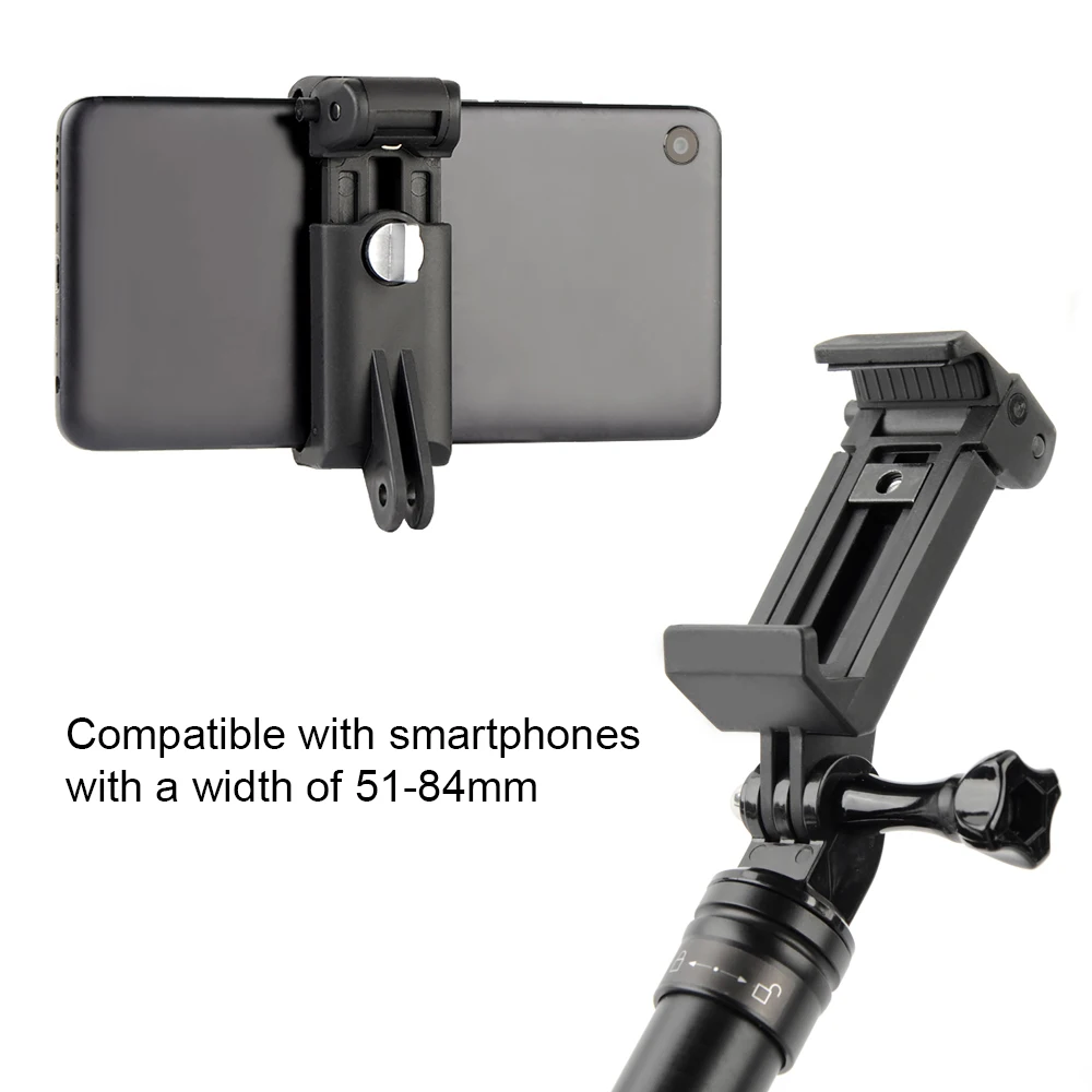 51 84 мм Регулируемый зажим для телефона Gopro селфи крепление Iphone X 7 6S Samsung Sony