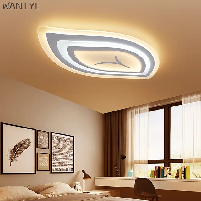 Neue Moderne Deckenleuchte LED luminaria Kreative blatt ... Neue Moderne Deckenleuchte LED luminaria Kreative blatt ...