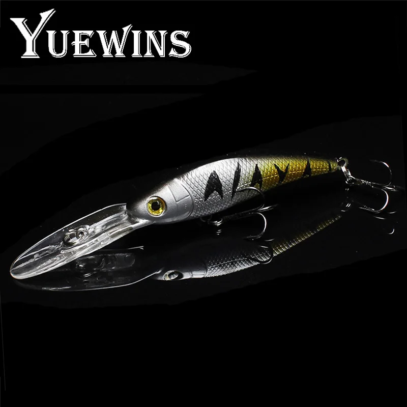 

Yuewins New Fishing Lure 10cm 9g Isca Artificial Hard Bait Plastic Minnow Crankbait Fishing Wobblers for fishing Bass Pike QA199