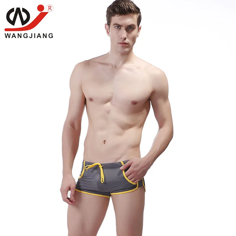 WJ Cuecas боксеры De Marca мужские трусы-боксеры мужские боксеры Cueca Homme Slip Homme Masculina Calzoncillos спандекс мужские боксеры - Цвет: 4008 DK 6