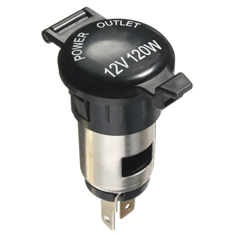 

12V 120W Car Cigarette Lighter Power Socket Plug Outlet for Motorcycle Car Charger For GPS Phone Camera MP3