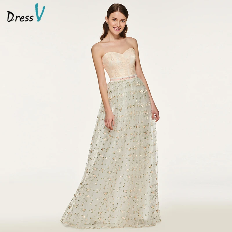 DressV невесты длинное платье Милая Средства ухода за кожей шеи Линия рукавов
