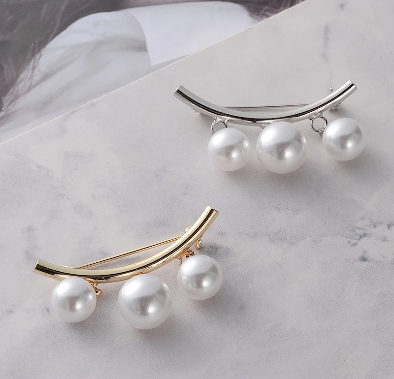 

Pearl Beads Hanger Chain Strings Brooch Clip Pin Sweater Suit Shawl Keeper Collar Buckle Garment Accessories Jewelry
