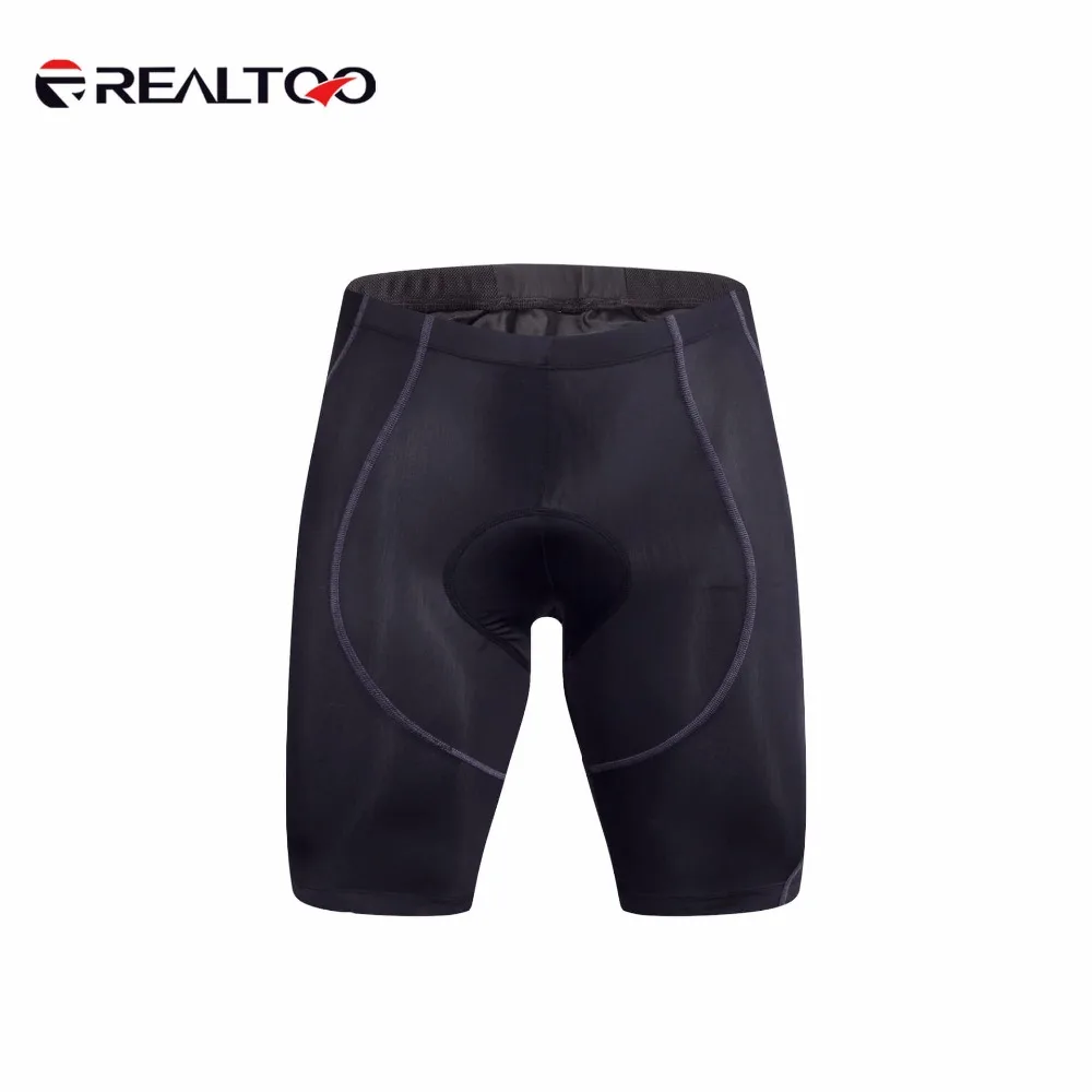 REALTOO الرجال فريق الدراجة دراجة السراويل سريعة الجافة تنفس الدراجات ركوب السراويل مرونة الأسود الرياضة الدراجة الدراجات السراويل
