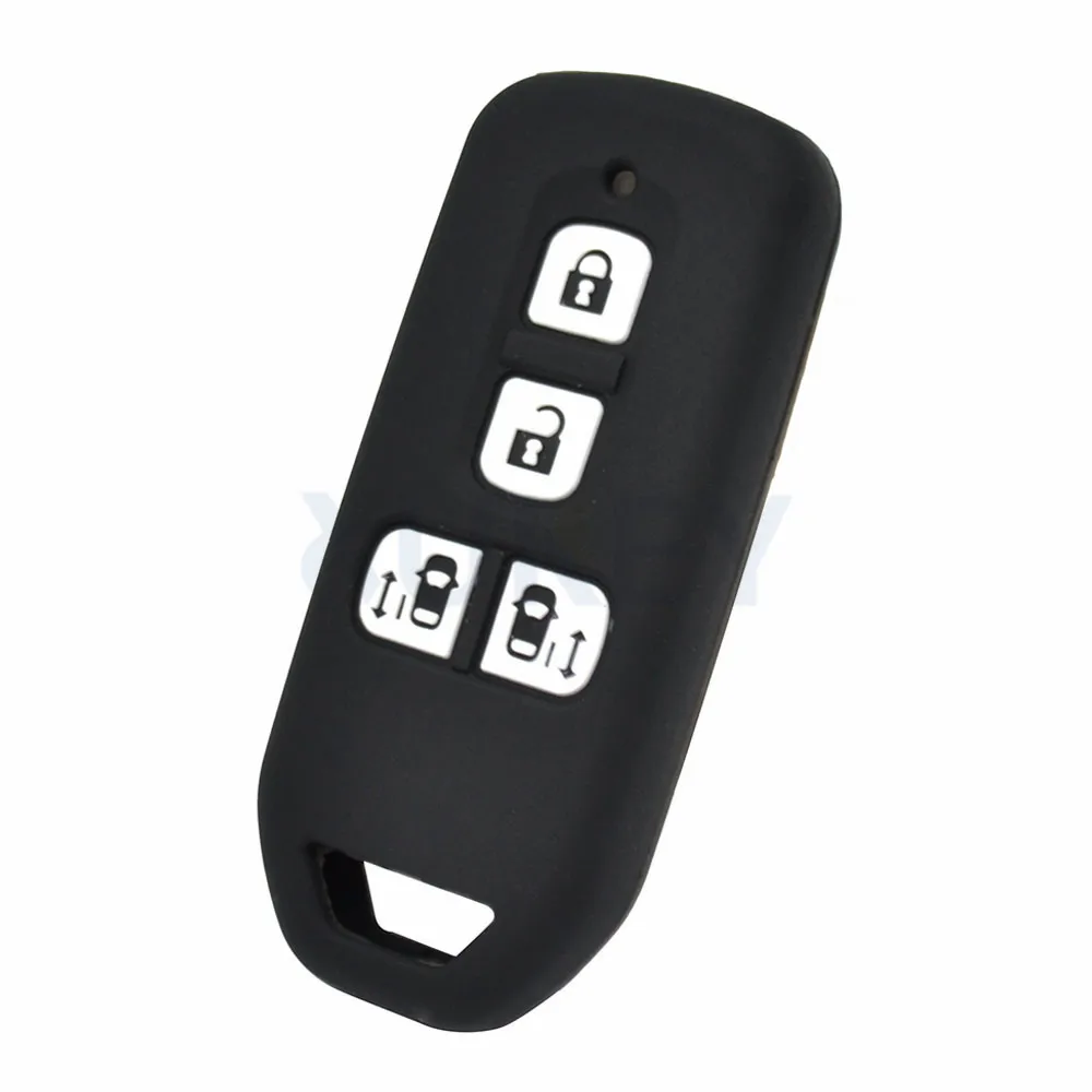 Силиконовый чехол для ключей с 4 кнопками AX брелок Honda NBOX N BOX 1 5 2 1|Футляр