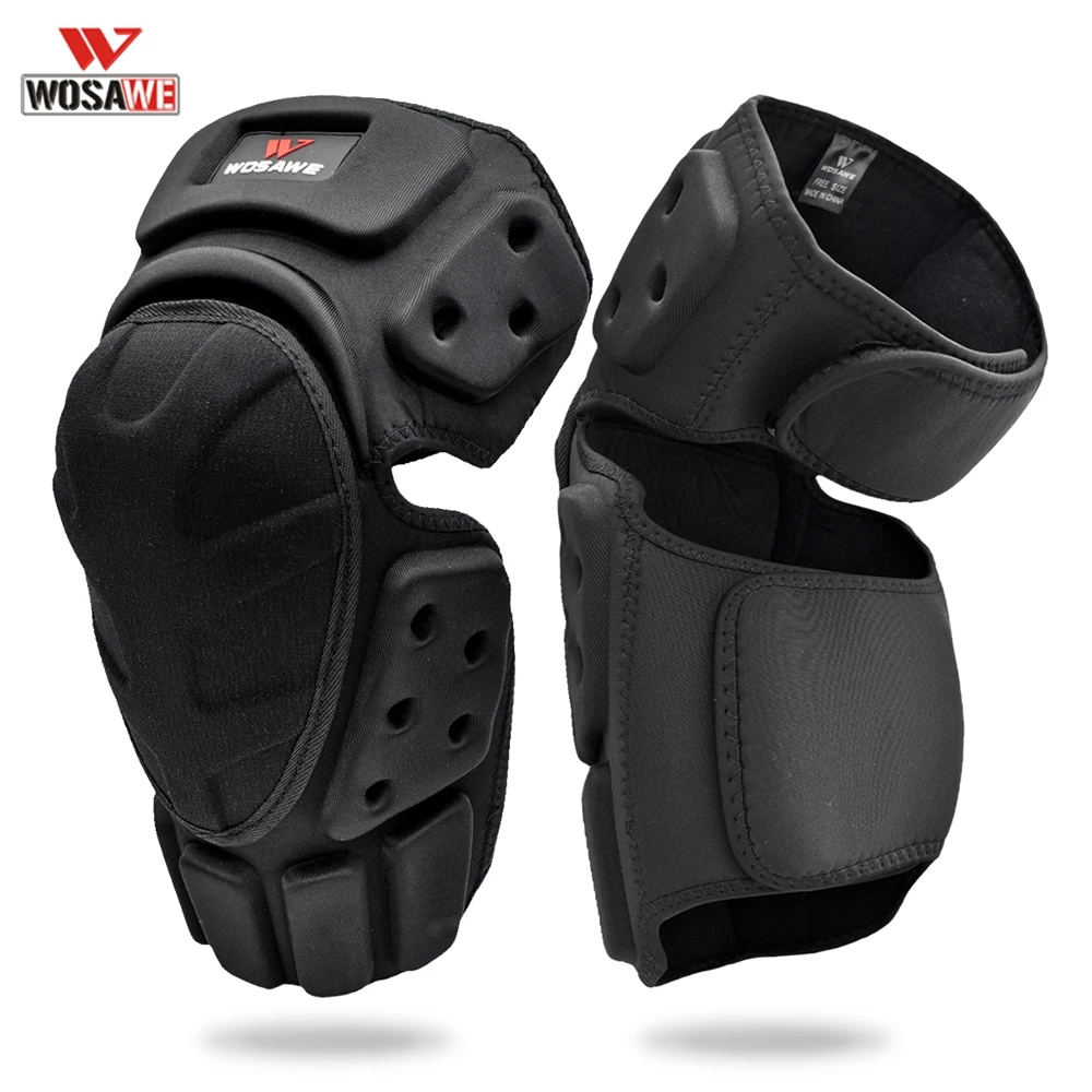 

WOSAWE Motorcycle Knee Protector Motocross Knee Pads Guard Moto Elbow Protector Protective Gear Motorbike Ridng Knee Supports