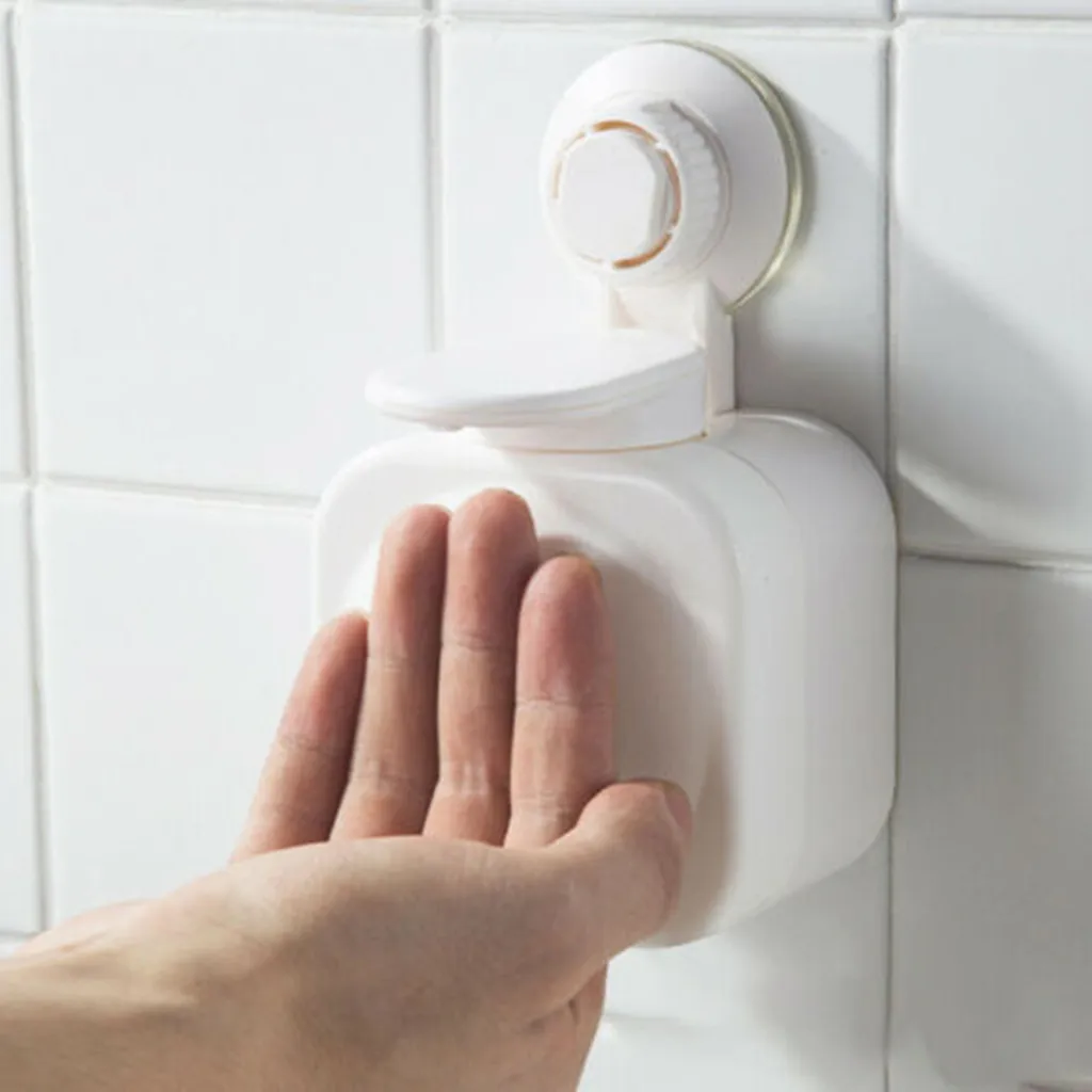 Suction Cup Soap Dispenser Wall Mounted ABS Waterproof Soap Box for Bathroom Soap Dispenser Hand Sanitizer Dispenser Wall #N Suction Cup Soap Dispenser Wall Mounted ABS Waterproof Soap Box for Bathroom Soap Dispenser Hand Sanitizer Dispenser Wall #N