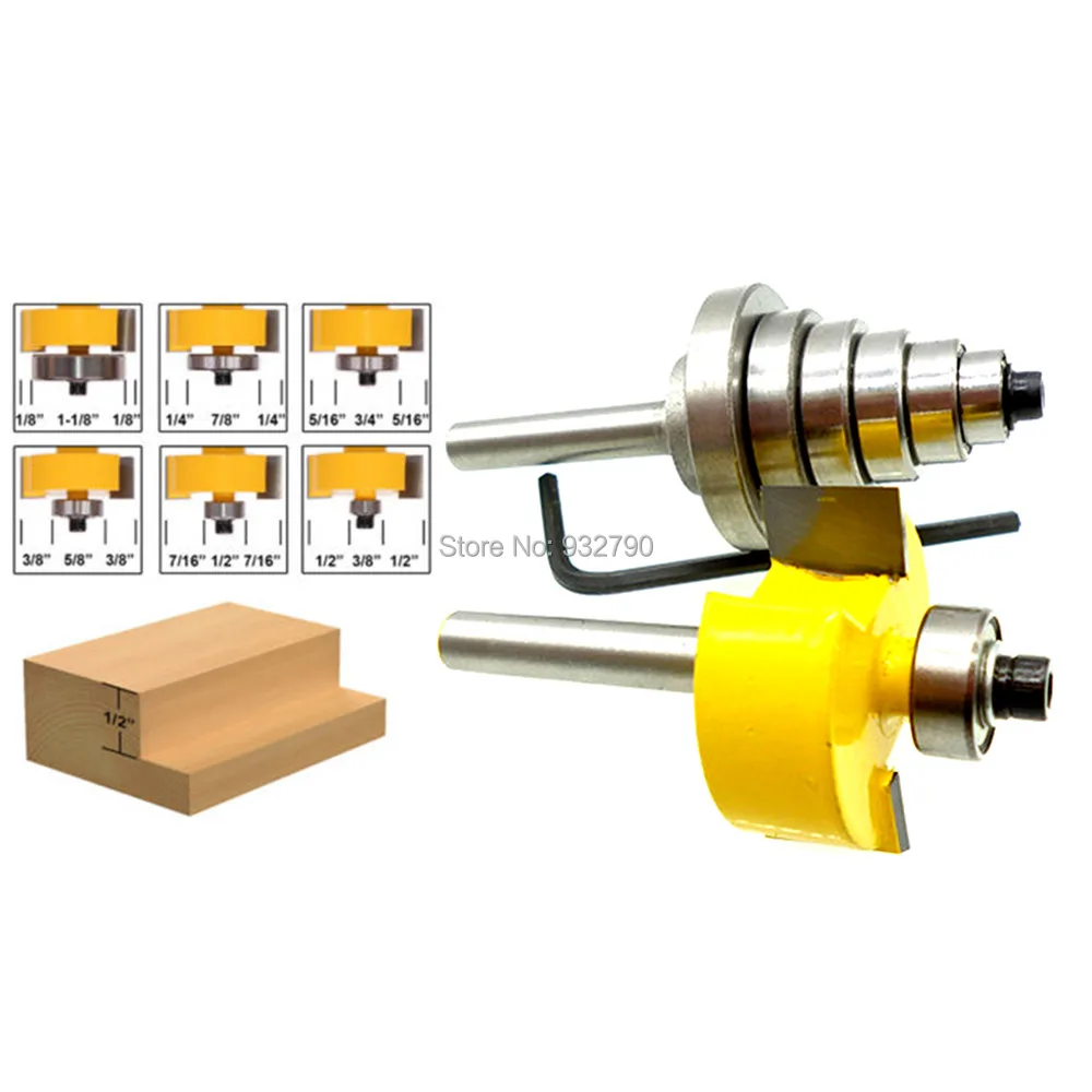 Rabbeting  Slotting Router Bits