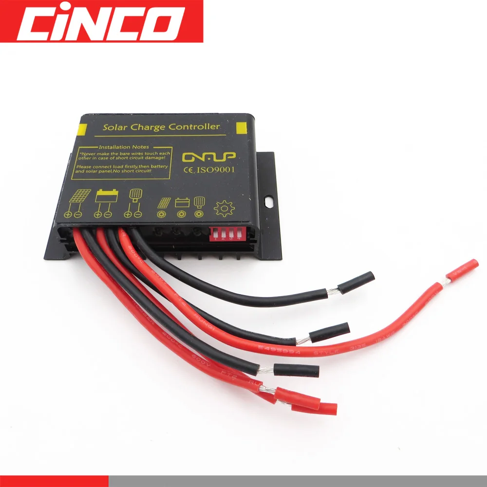 10A Solar Charge Controller 12V 11.1V 12.8V Waterproof IP68 Solar Panel