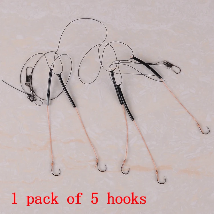 25 hooks Made Power Line 3 Braid Reservoir, Lake, Ocean Fishing Multiple Hooks String Hook Rig