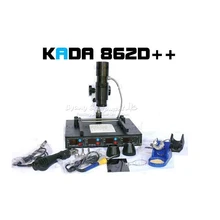220 V 110 V KADA 862d++ 4 в 1 full auto IRDA Инфракрасная паяльная станция BGA паяльная станция