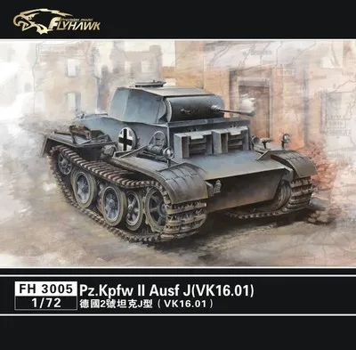 Flyhawk FH3005 1/72 немецкий Pz. Kpfw II Ausf J(VK.16.01)|german fashion|german sunglassesgerman system |