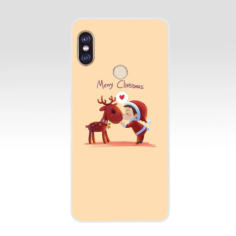 147WE happy New Year merry Christmas Мягкий силиконовый чехол для телефона из ТПУ xiaomi redmi 6 5A 6A 5Plus