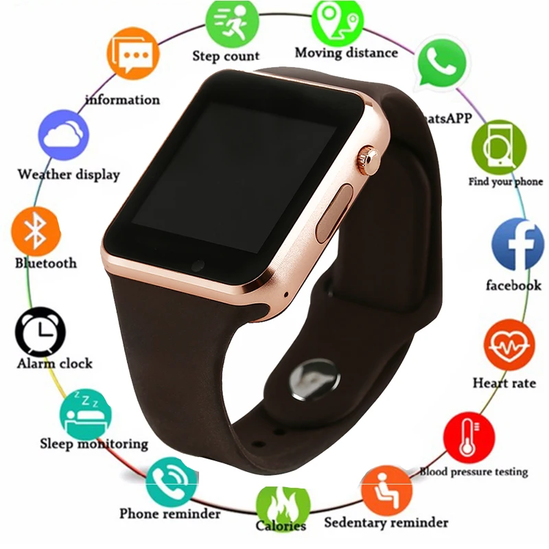 Умные часы a1/мужские/Детские умные wo мужские/android/a1 Bluetooth поддержка звонки музыка