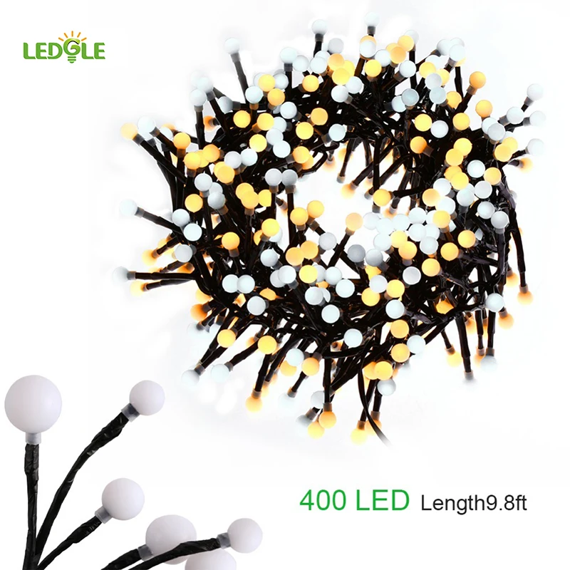 

LEDGLE Decorative String Lights Fairy Patio Light Waterproof String Lights for Indoor and Outdoor Wedding Party Holiday Lights