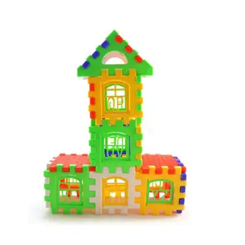 

Puzzle Education Children Building Toy Smart Plastic House Building Toy