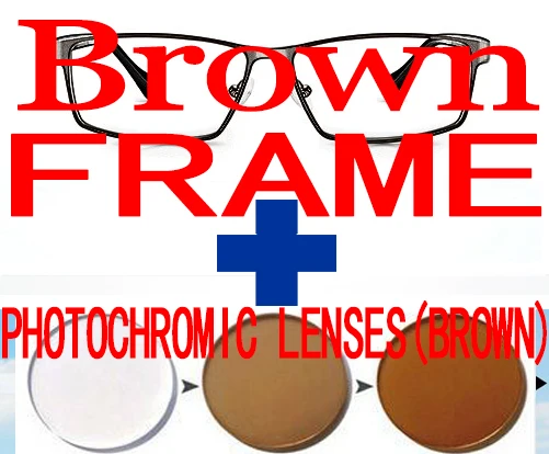 Светильник ручной работы ретро винтажная круглая оправа очки на заказ оптические очки для чтения по рецепту фотохромные-1 до-9 - Цвет оправы: Brown N BROWN LENS