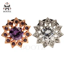 Новинка года, серьги для пирсинга из розового золота, серьги из нержавеющей стали, тоннели с уплотнительным кольцом, пара, 2 шт. в партии