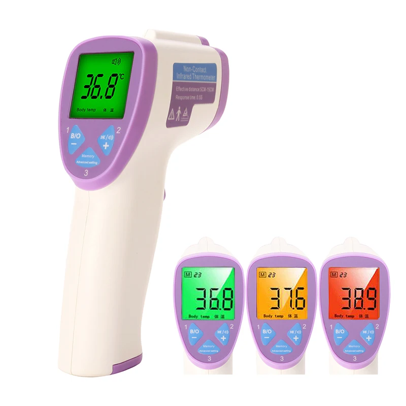 

Diagnostic-tool Digital Thermometer Forehead For Baby Non Contact Infared Thermometer Body Temperature Measure 3-Color Backlight