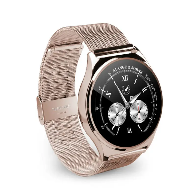 

Hear Rate Monitor Bluetooth Smart Watch Phone Watch Sync Call Message Touch Screen Pedometer Smartwatch for iPhone /Andorid
