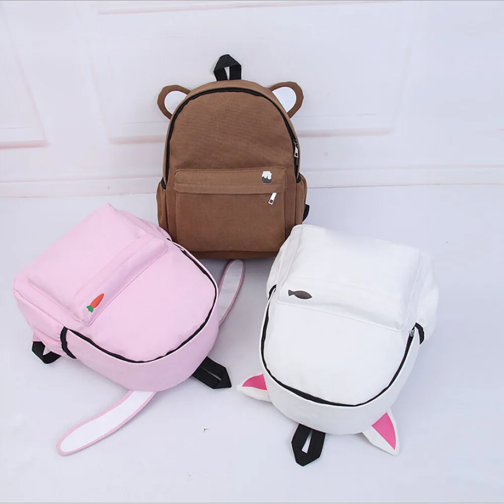 

Fashion School Backpack Women Children Schoolbag Back Pack Cute canvas backpack student bag Printed student backpack H30502