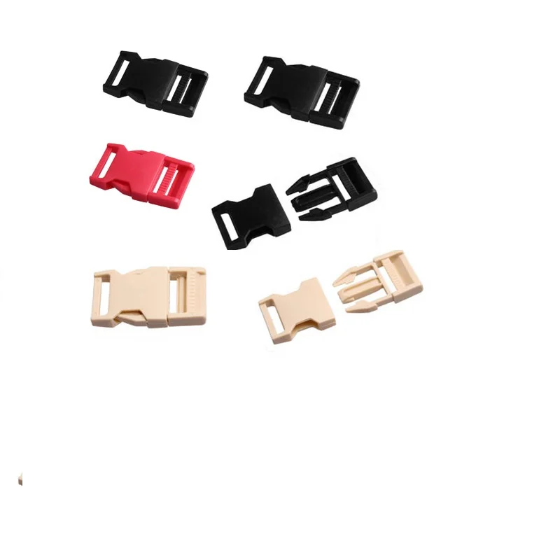 Colorful 25mm Plastic Buckles Garment School Bag accessories Luggage backpack Bags belt strap