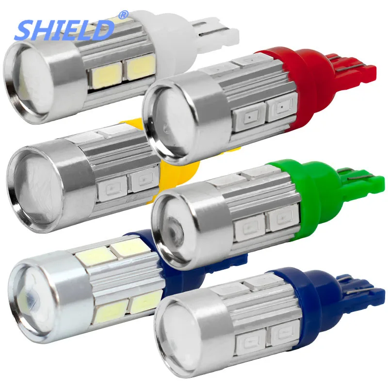 T10 194 W5W клиновидный свет 10 SMD 5630 5730 Светодиодные лампы высокой мощности