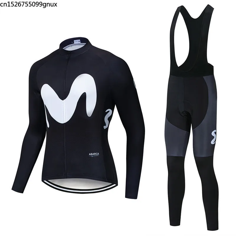 

Movistar Men Cycling Jersey Set Bike Mountain Tops Wear Bib Shorts Breathable Cycling Clothing Maillot Ropa Ciclismo Hombre D4