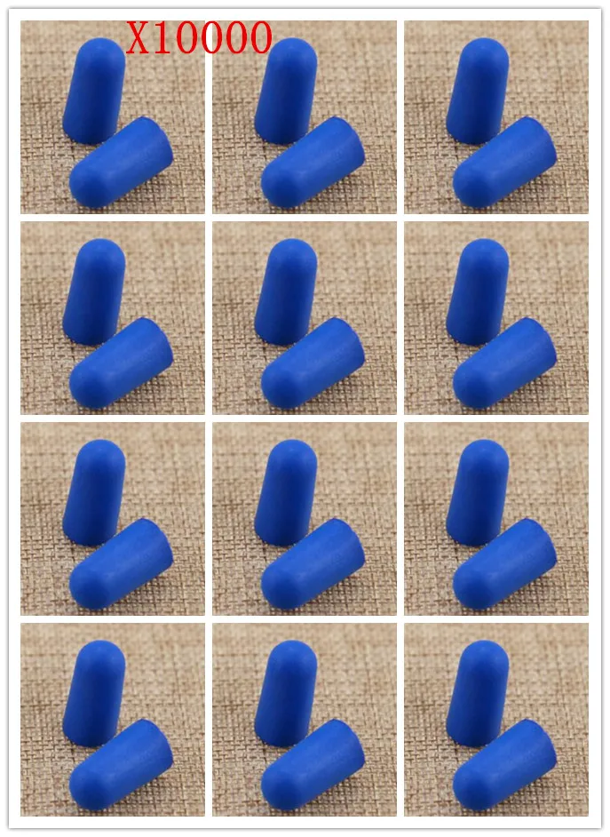 [ Fly Eagle ] 10000pcs Dark Blue Soft Foam Ear Plugs Travel Sleep