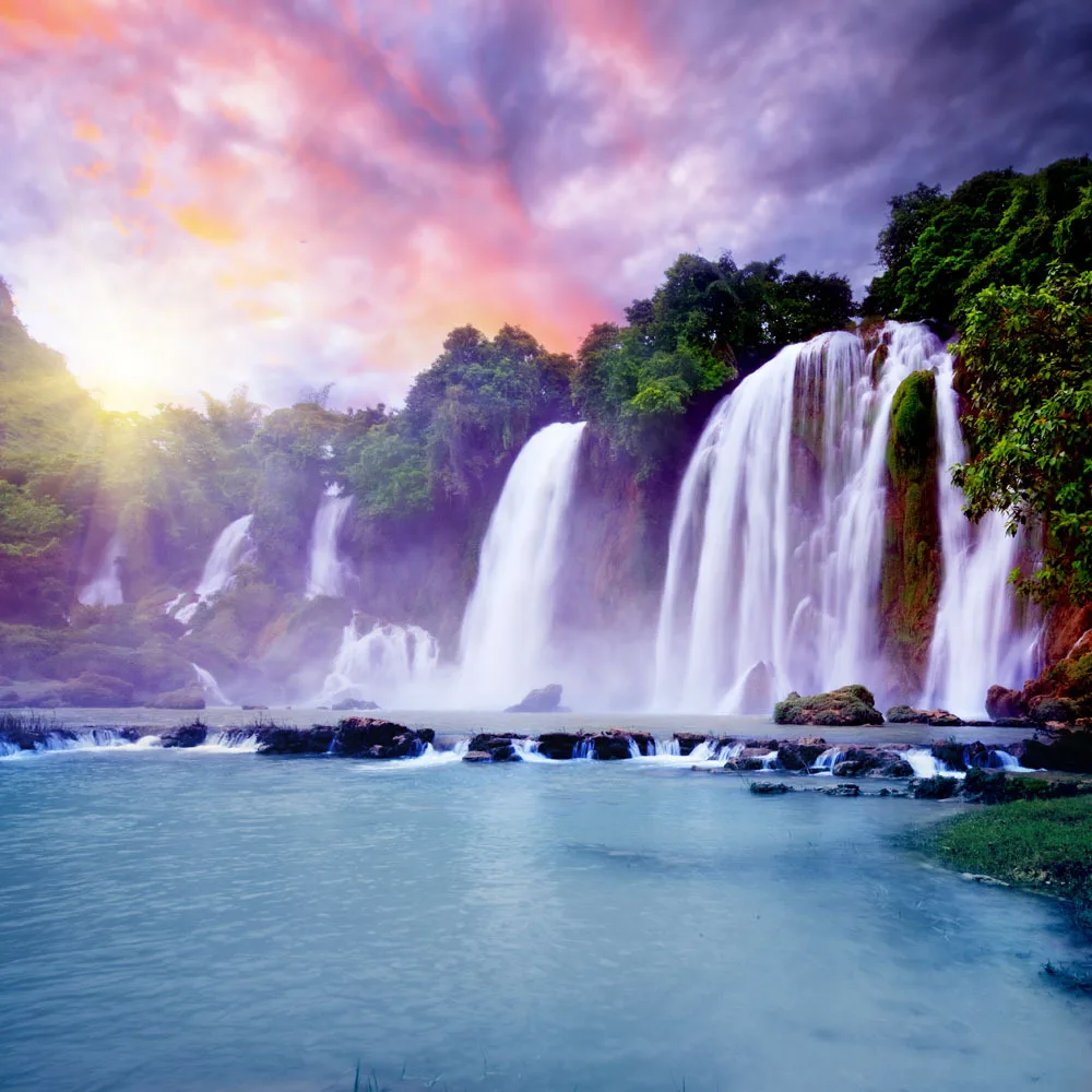 

10x10ft Vinyl Custom Waterfall Photography Backdrops Prop Photo Studio Background TPB-3009