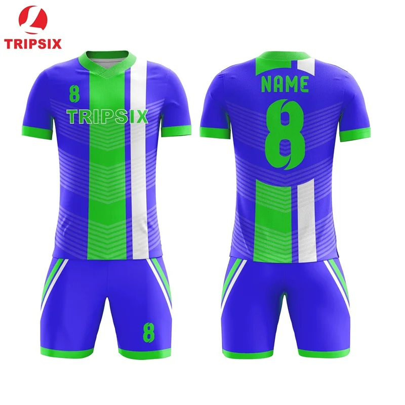 blue football jersey design