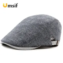 Весенне-осенний Модный берет для мужчин, Повседневная Регулируемая Кепка s, мужские уличные дышащие береты на плоской подошве, шапка s newsboy, ретро шляпа