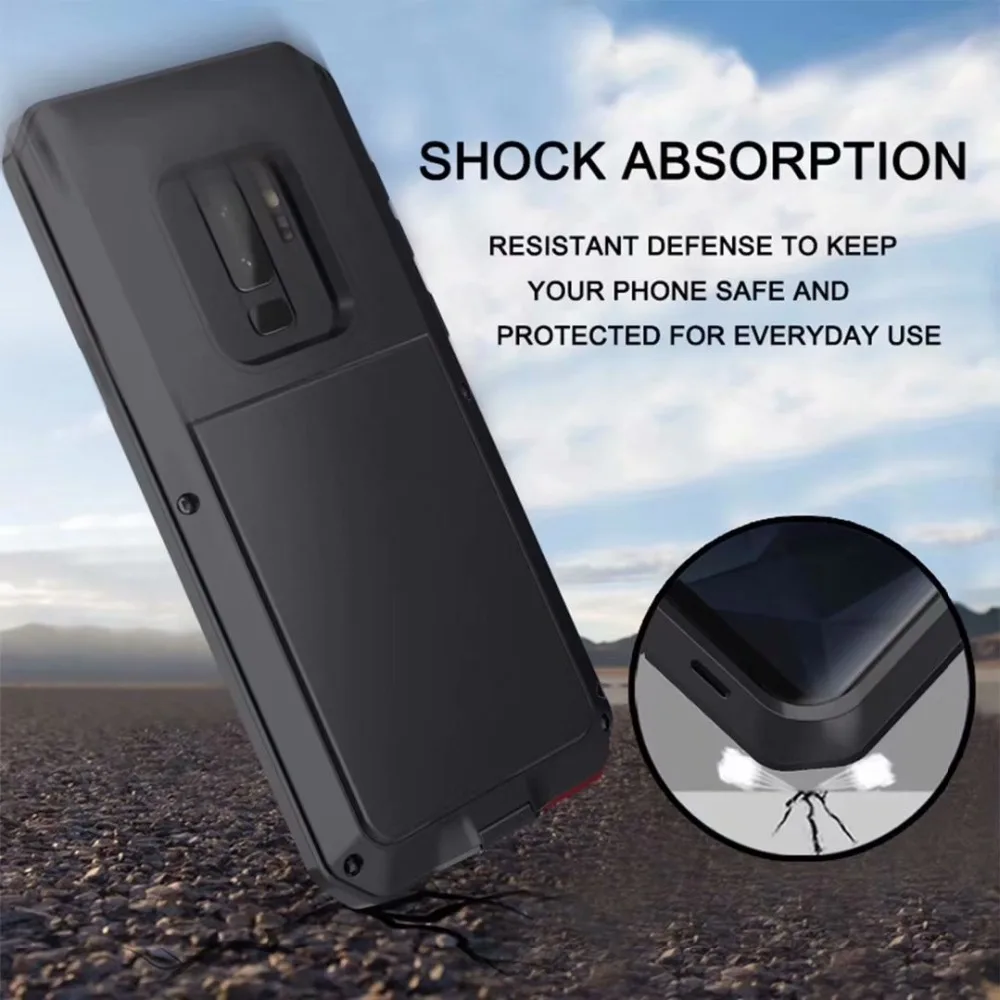 Сверхмощный защитный чехол для iPhone XS Max XR 8 7 6 6S Plus Doom Металлические противоударные