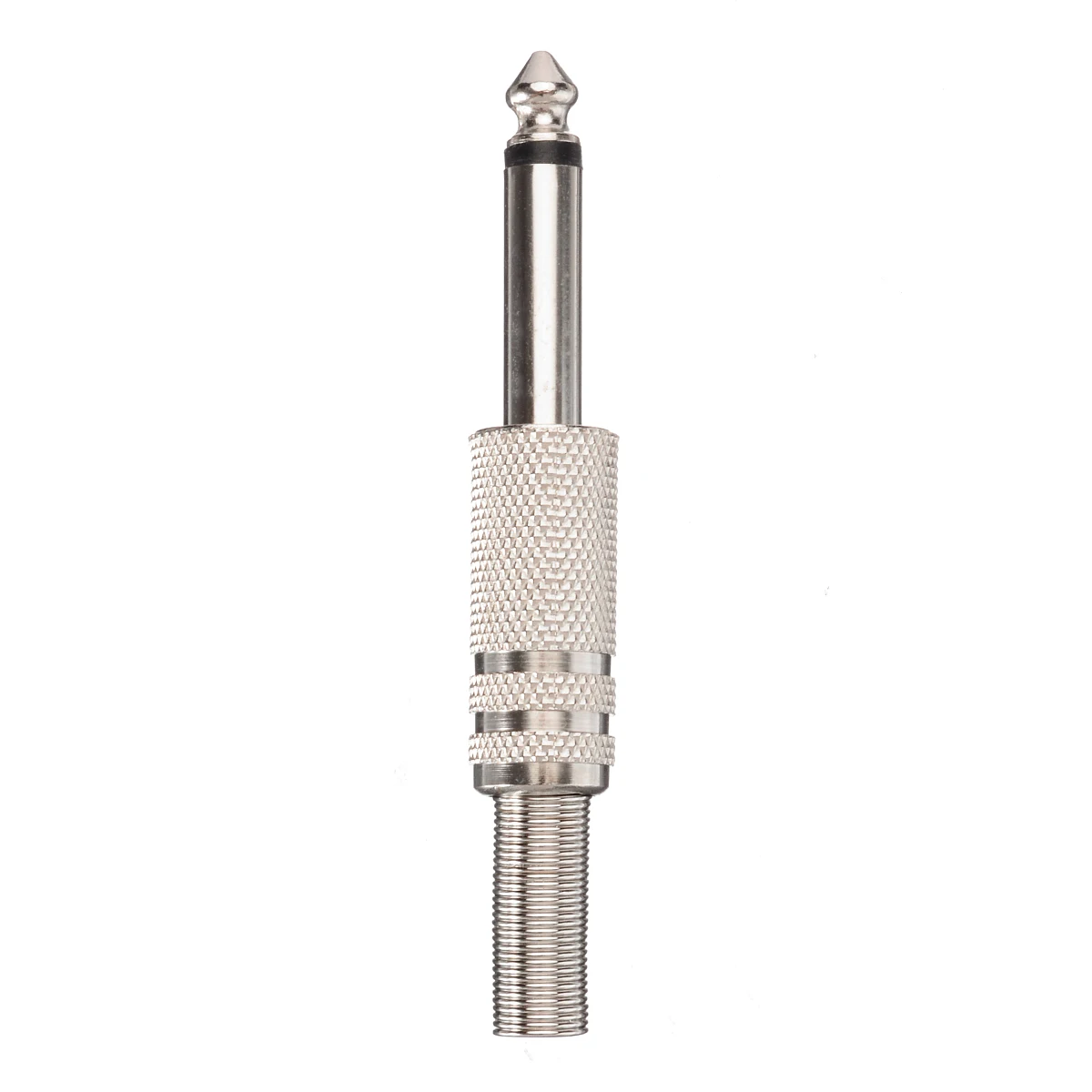 6.35mm Male Mono Solder-on Audio Connector 1/4In Stereo Jack Audio Connector 6.35mm Male Plug Audio Microphone Connectors Plug