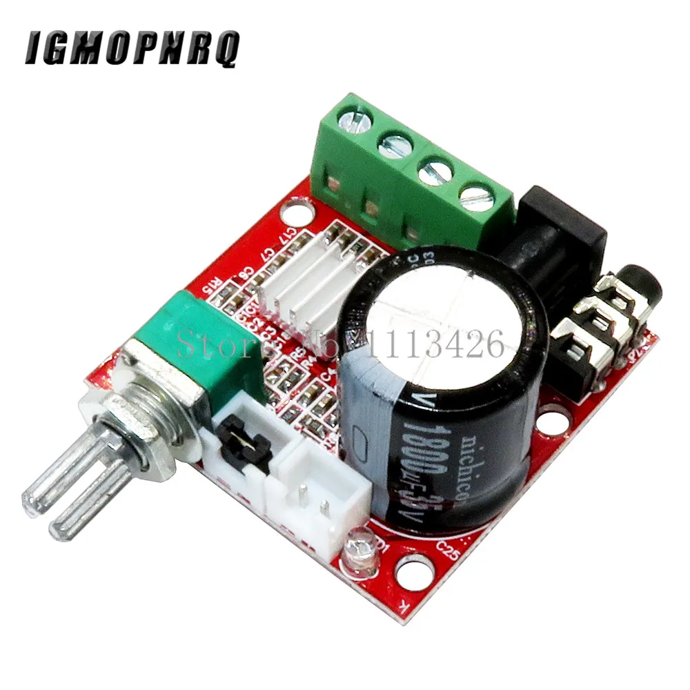 12 В мини Hi Fi PAM8610 аудио стерео усилитель плата 2X10W двухканальный D модуль