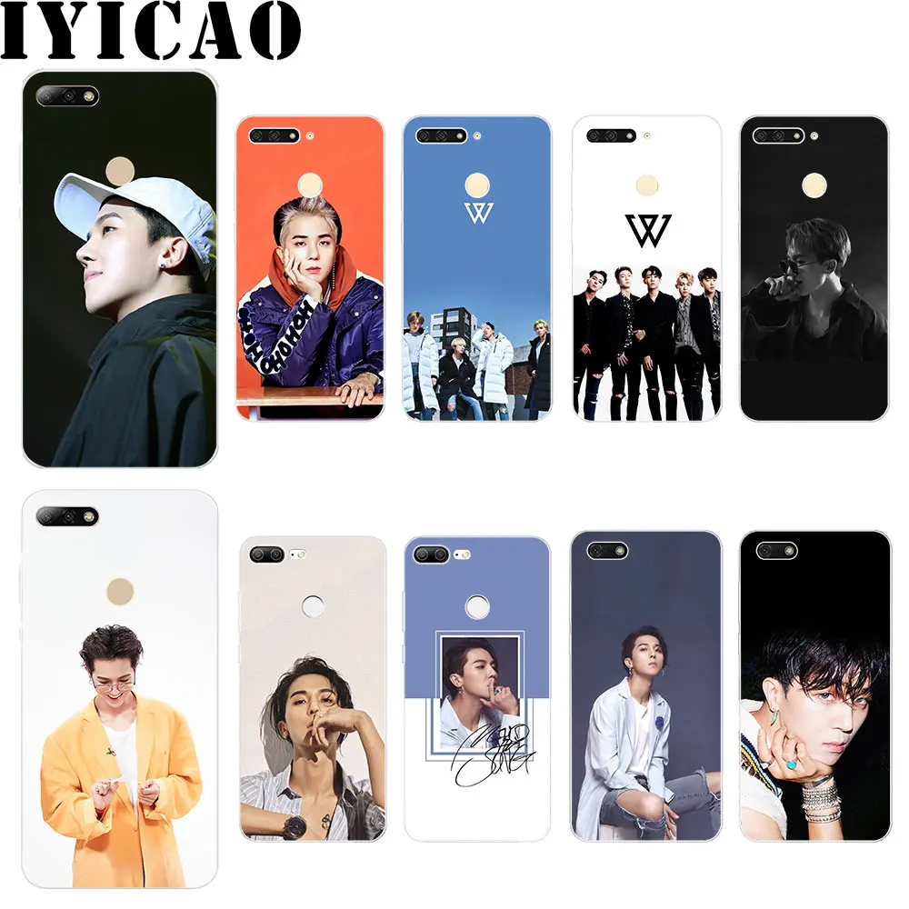 IYICAO победитель kpop Мино футляр для huawei Y5 Y6 Y7 2017 Prime 2018 Y9 2019 крышка|Чехлы-накладки| |