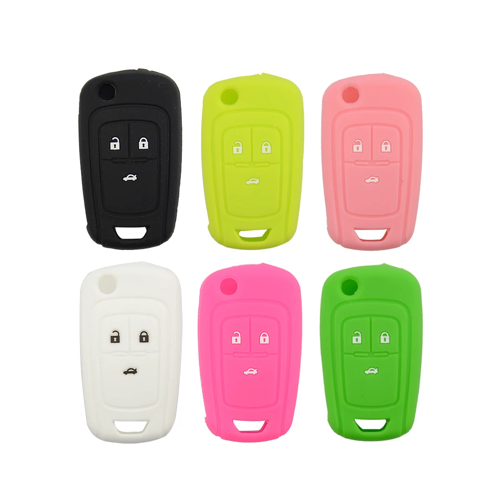 3 button silicone car key cover for Buick 2