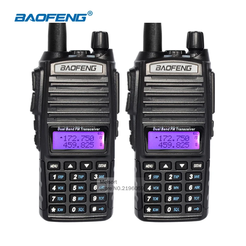 

Baofeng UV-82 Walkie Talkie UV 82 Portable Two way Radio Dual PTT CB Radio Station VHF UHF Transceiver UV82 Hunting Ham Radio