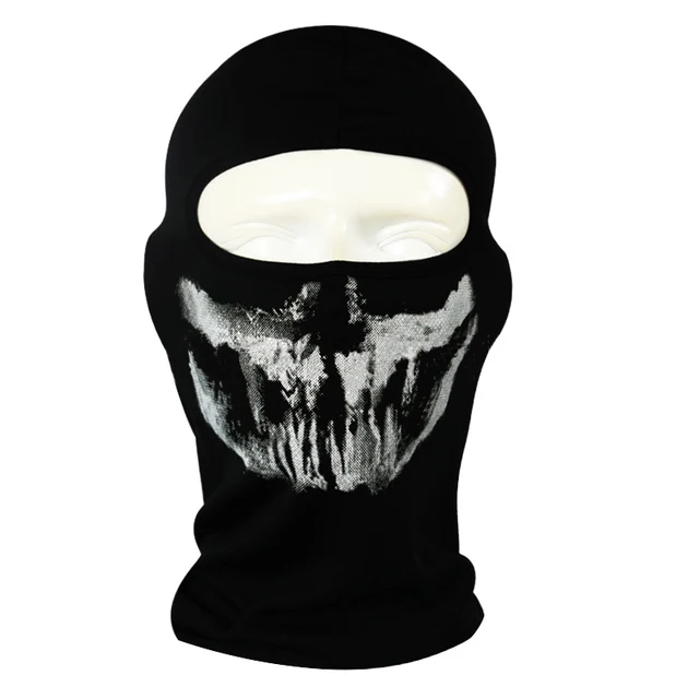 Buy New Hot Sale Ghost Skull Mask Bandana Cosplay Balaclava Tactical CS Wargame