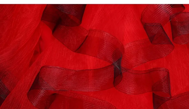 Роскошное красное свадебное платье русалки размера плюс с вышивкой и оборками, сексуальное свадебное платье русалки, платье на одно плечо, Vestidos De Novia