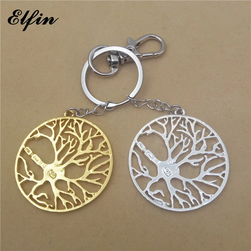 Elfin Trendy Brain Cell Neuron in a Circle Key Chains Graduation Gift Tree of Life Psychology Rings Science Biology Jewelry | Украшения и